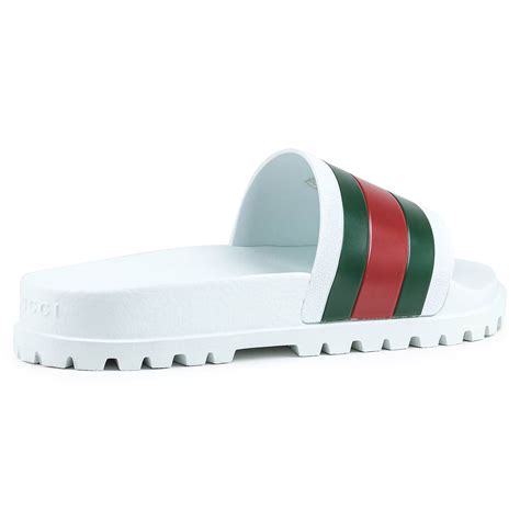 gucci slides blue red white|gucci slides saks fifth.